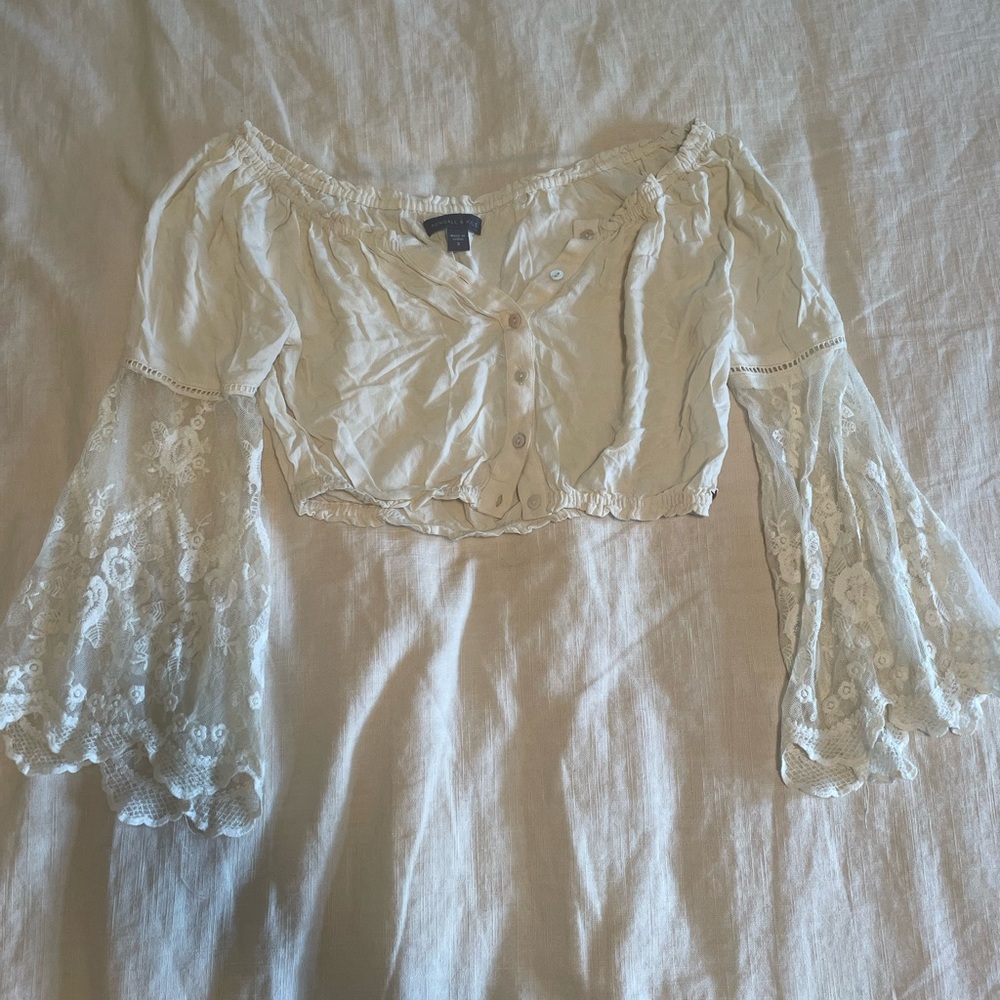 Float off white blouse
